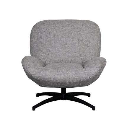 LABEL51 - Draaifauteuil Clayton 82x89x91 cm - Khaki Canyon | Zwart Metaal