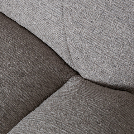 LABEL51 - Draaifauteuil Clayton 82x89x91 cm - Khaki Canyon | Zwart Metaal