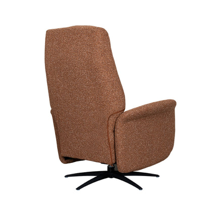 LABEL51 - Elektrische Fauteuil Stockholm 77x87x112 cm - Coral Royal Boucle | Zwart Metaal