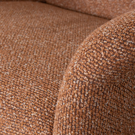 LABEL51 - Elektrische Fauteuil Stockholm 77x87x112 cm - Coral Royal Boucle | Zwart Metaal