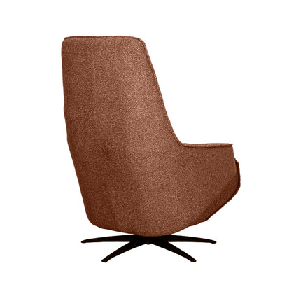 LABEL51 - Elektrische Fauteuil Odense 68x87x110 cm - Coral Royal Boucle | Zwart Metaal