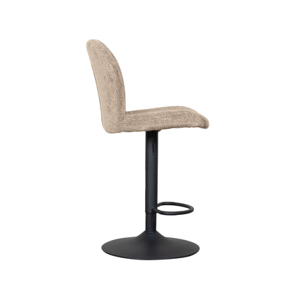LABEL51 - Barkruk Vino 45x53x95 cm - Clay Elite | Zwart Metaal