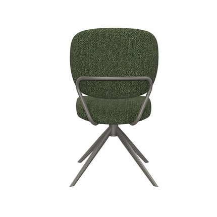 LABEL51 - Eetkamerstoel Geneva 49x63x90 cm - Forest Royal Boucle | Forest Metaal