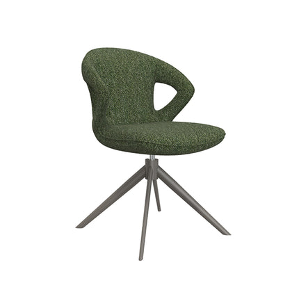 LABEL51 - Eetkamerstoel Zurich 64x56x86 cm - Forest Royal Boucle | Forest Metaal
