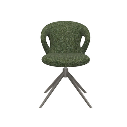 LABEL51 - Eetkamerstoel Zurich 64x56x86 cm - Forest Royal Boucle | Forest Metaal