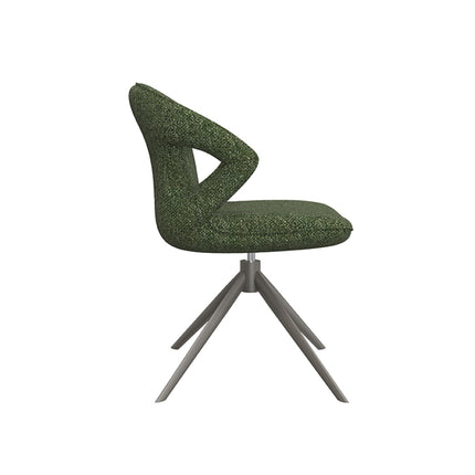 LABEL51 - Eetkamerstoel Zurich 64x56x86 cm - Forest Royal Boucle | Forest Metaal