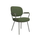 LABEL51 - Eetkamerstoel Lausanne 61x64x89 cm - Forest Royal Boucle | Forest Metaal