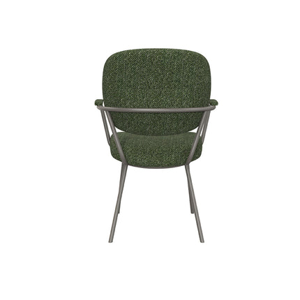 LABEL51 - Eetkamerstoel Lausanne 61x64x89 cm - Forest Royal Boucle | Forest Metaal