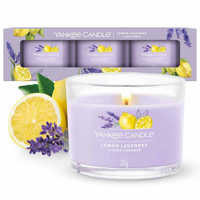 Lemon Lavender Filled Votive