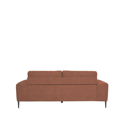 LABEL51 - Bank Ferraro 3-Zits 212x88x85 cm - Rust Boucle | Zwart Metaal