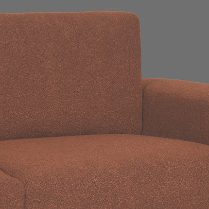 LABEL51 - Bank Ferraro 3-Zits 212x88x85 cm - Rust Boucle | Zwart Metaal