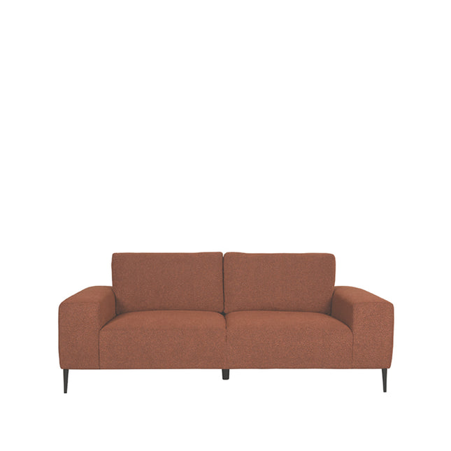 LABEL51 - Bank Ferraro 3-Zits 212x88x85 cm - Rust Boucle | Zwart Metaal
