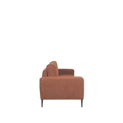 LABEL51 - Bank Ferraro 3-Zits 212x88x85 cm - Rust Boucle | Zwart Metaal