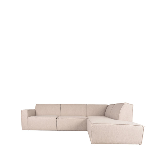 LABEL51 - Hoekbank Kay Rechts 283x218x80 cm - Naturel Boucle