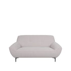LABEL51 - Bank Solano 2-Zits 169x92x83 cm - Naturel Boucle | Zwart Metaal