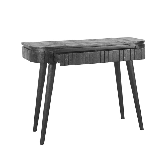 LABEL51 - Bureau/Sidetable Nils 100x38x77 cm - Zwart Mangohout