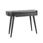LABEL51 - Bureau/Sidetable Nils 100x38x77 cm - Zwart Mangohout