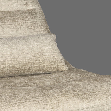 LABEL51 - Draaifauteuil Nox 77x62x53 cm - Beige Elegance | Zwart Metaal
