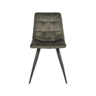 LABEL51 - Eetkamerstoel Jelt 45x56x84 cm - Hunter Velours | Zwart Metaal