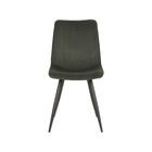 LABEL51 - Eetkamerstoel Jort 48x61x91 cm - Army Ribcord | Zwart Metaal