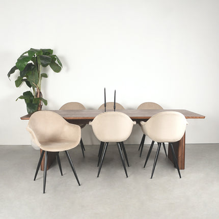 LABEL51 - Eettafel Jule 210x100x75 cm - Walnoot Eiken