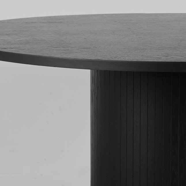 LABEL51 - Eettafel Oliva 130x130x75 cm - Zwart Eiken