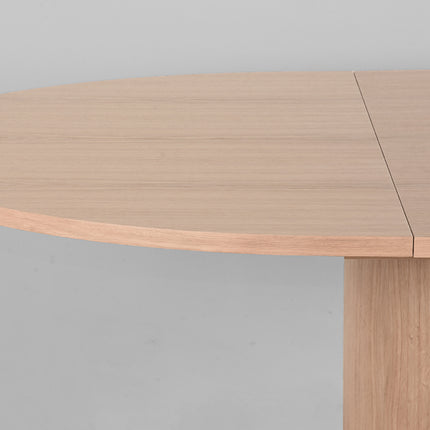 LABEL51 - Eettafel Oliva 150x130x78 cm (+ Uitschuifbaar 50 cm) - Naturel Eiken