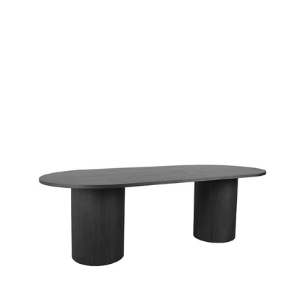 LABEL51 - Eettafel Oliva 240x120x75 cm - Zwart Eiken