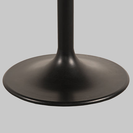 LABEL51 - Eettafel Otto 130x130x75 cm - Espresso Mangohout | Zwart Metaal