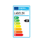LABEL51 - Led Spot Moto 1-Lichts 12x12x16 cm - Zwart Metaal l Glas