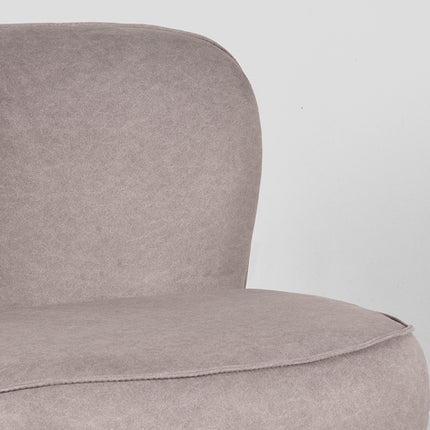 LABEL51 - Fauteuil Bunny 90x90x75 cm - Soft Taupe Explore