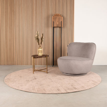LABEL51 - Fauteuil Bunny 90x90x75 cm - Soft Taupe Explore