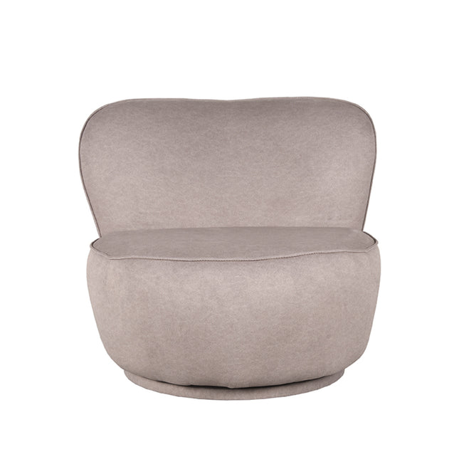 LABEL51 - Fauteuil Bunny 90x90x75 cm - Soft Taupe Explore