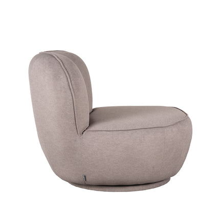 LABEL51 - Fauteuil Bunny 90x90x75 cm - Soft Taupe Explore