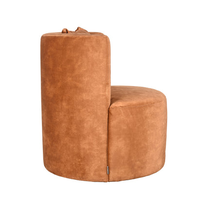 LABEL51 - Fauteuil Evy 65x65x75 cm - Oker Velours