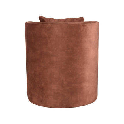 LABEL51 - Fauteuil Evy 65x65x75 cm - Rust Velours