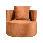 LABEL51 - Fauteuil Evy 90x90x75 cm - Oker Velours