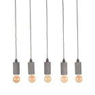 LABEL51 - Hanglamp Fresco 5-Lichts 80x9x120 cm - Beton