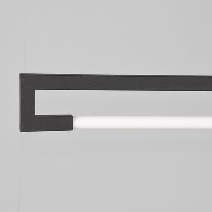 LABEL51 - Hanglamp Futuro 120x9x118 cm - Zwart Metaal | Incl. LED