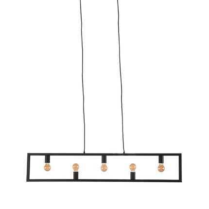 LABEL51 - Hanglamp Quadrato 135x10x130 cm - Zwart Metaal