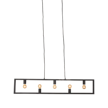 LABEL51 - Hanglamp Quadrato 135x10x130 cm - Zwart Metaal