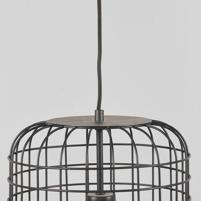 LABEL51 - Hanglamp Solido 1-Lichts 26x26x150 cm - Zwart Metaal