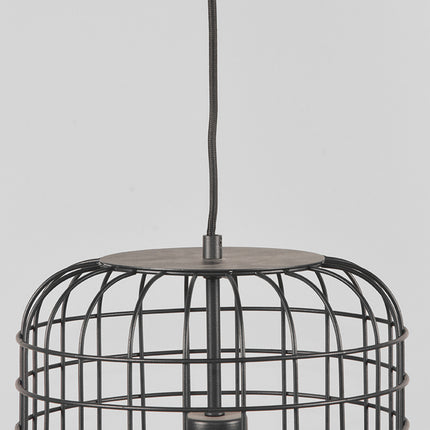 LABEL51 - Hanglamp Solido 1-Lichts 26x26x150 cm - Zwart Metaal