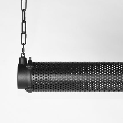 LABEL51 - Hanglamp Tube 130x13x13 cm - Zwart Metaal