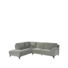 LABEL51 - Hoekbank Santino Links 257x215x85 cm - Stone Elite | Zwart Metaal