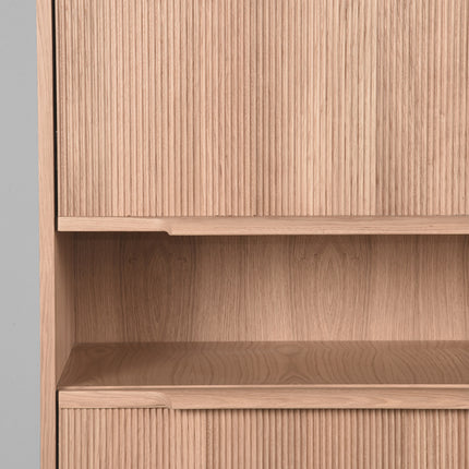 LABEL51 - Hoge Kast Jule 110x49x158 cm - Naturel Eiken