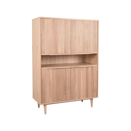 LABEL51 - Hoge Kast Jule 110x49x158 cm - Naturel Eiken