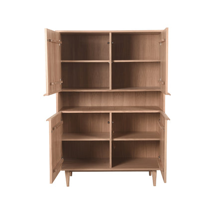 LABEL51 - Hoge Kast Jule 110x49x158 cm - Naturel Eiken