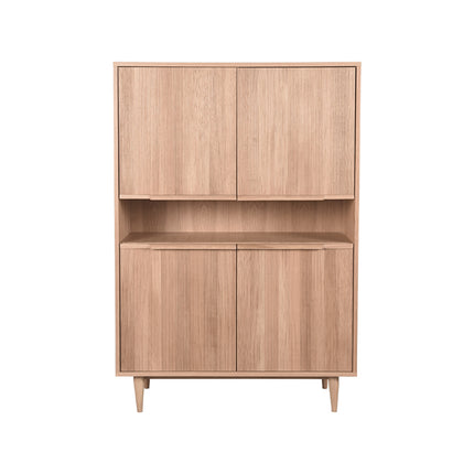 LABEL51 - Hoge Kast Jule 110x49x158 cm - Naturel Eiken