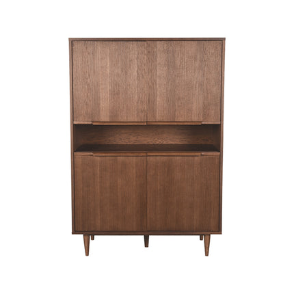 LABEL51 - Hoge Kast Jule 110x49x158 cm - Walnoot Eiken